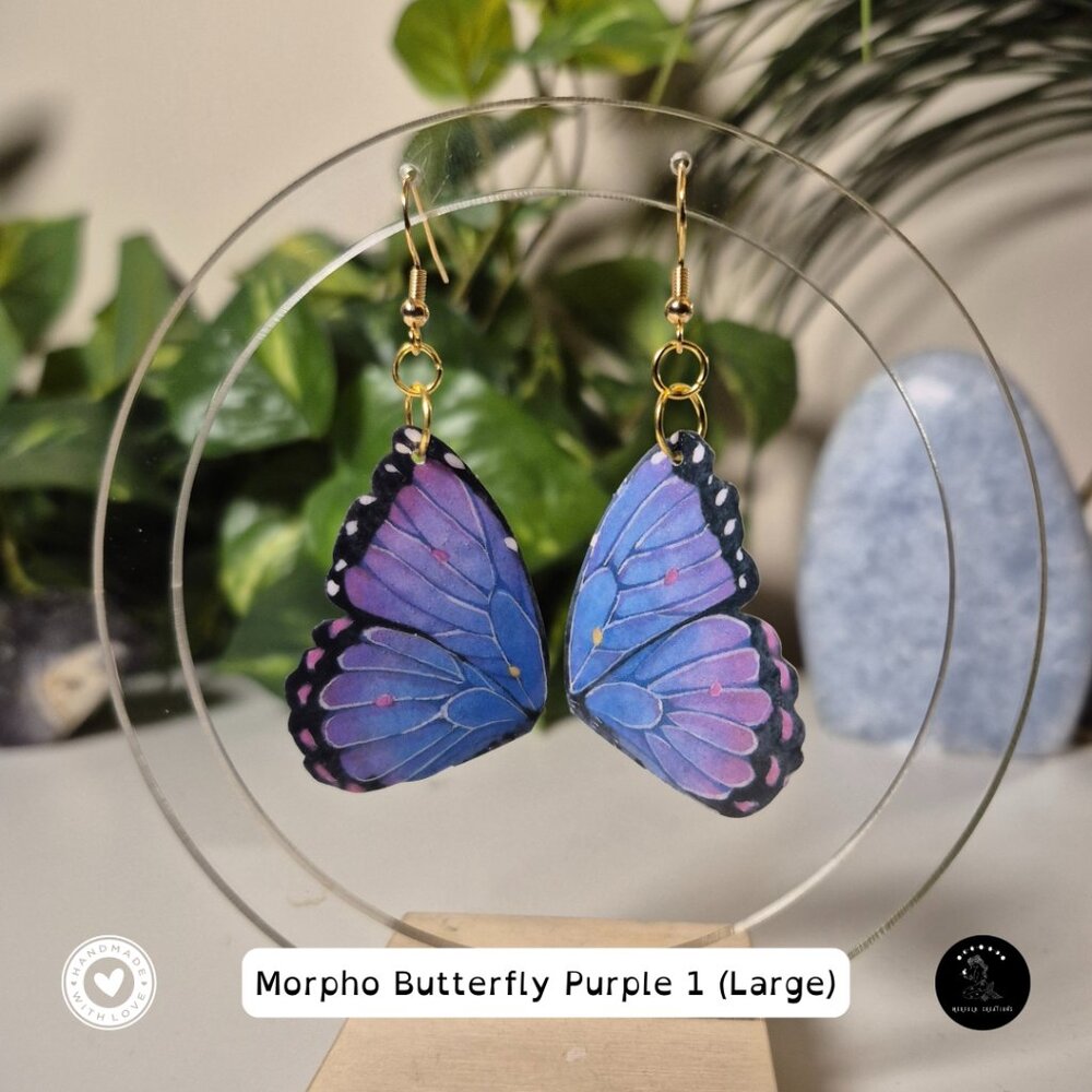 Handmade Butterfly Earrings (All Styles) - Picture 3 of 11